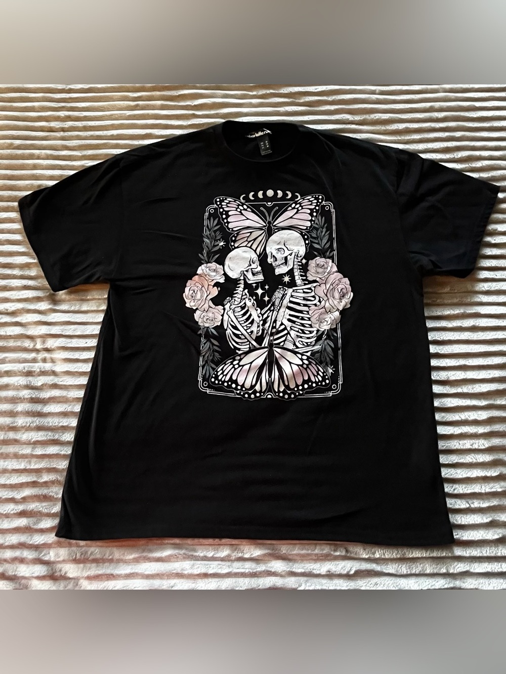 Charlotte Russe skeleton butterfly graphic tee ♡